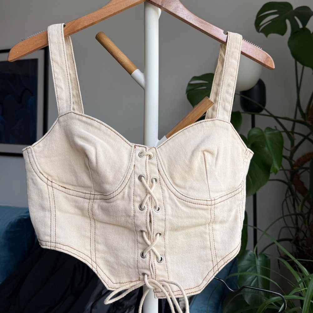 Revolve Cream Corset